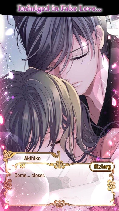 Emulate iPhone app False Vows,True Love：otomegame using MyAndroid