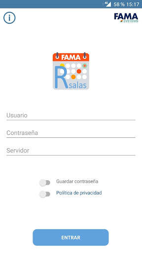 Run android online APK Fama Reserva de Salas from MyAndroid or emulate Fama Reserva de Salas using MyAndroid