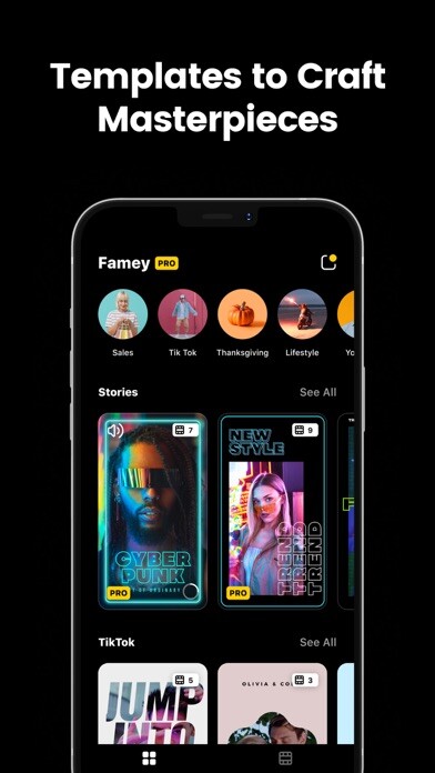 Emulate iPhone app Famey - Video Editor & Maker using MyAndroid