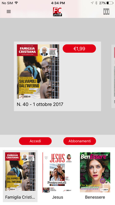 Emulate iPhone app Famiglia Cristiana Edicola using MyAndroid Emulate iPhone app Famiglia Cristiana Edicola using MyAndroid