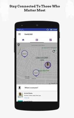 Emulate Android APK Family 360 : GPS locator for your friends/family.