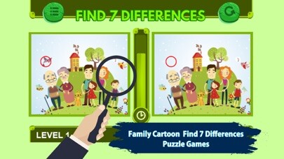 Emulate iPhone app Family Cartoon Find 7 Difference Game using MyAndroid Emulate iPhone app Family Cartoon Find 7 Difference Game using MyAndroid