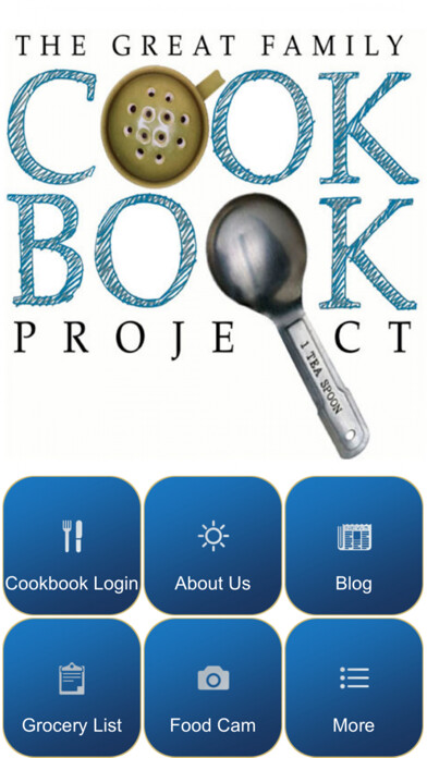 Emulate iPhone app Family Cookbook Project using MyAndroid