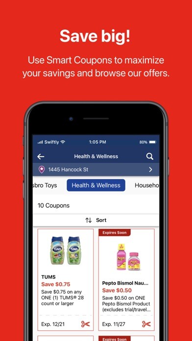 Emulate iPhone app Family Dollar using MyAndroid