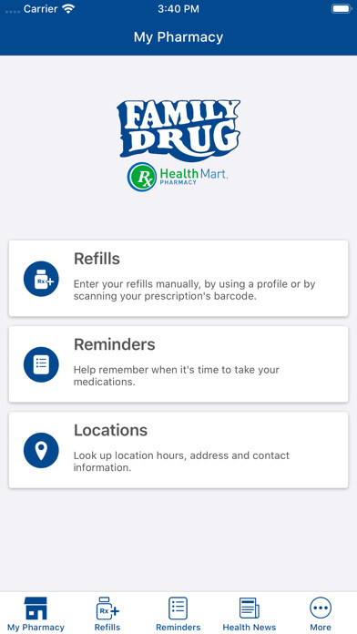 Emulate iPhone app Family Drug Pharmacy using MyAndroid Emulate iPhone app Family Drug Pharmacy using MyAndroid