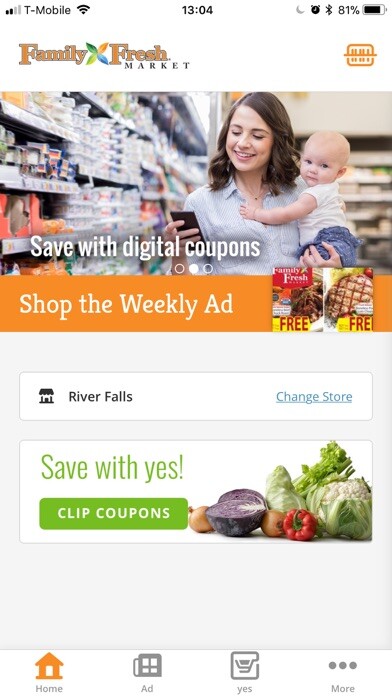Emulate iPhone app Family Fresh Market using MyAndroid Emulate iPhone app Family Fresh Market using MyAndroid