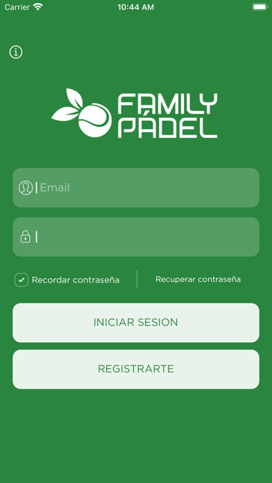 Emulate iPhone app Family Padel - Los Tilos using MyAndroid