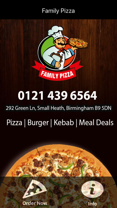 Emulate iPhone app Family Pizza, Green Ln using MyAndroid Emulate iPhone app Family Pizza, Green Ln using MyAndroid