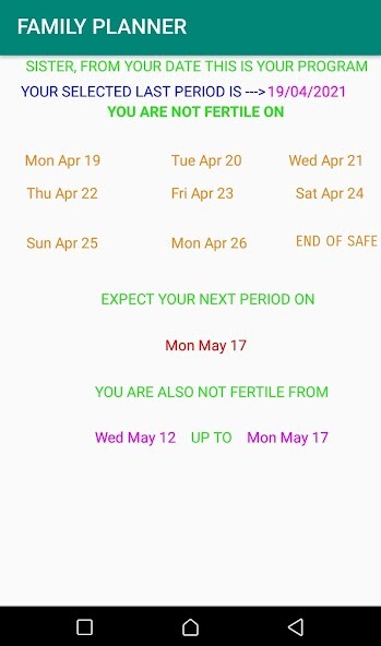 Run android online APK Family Planner from MyAndroid or emulate Family Planner using MyAndroid
