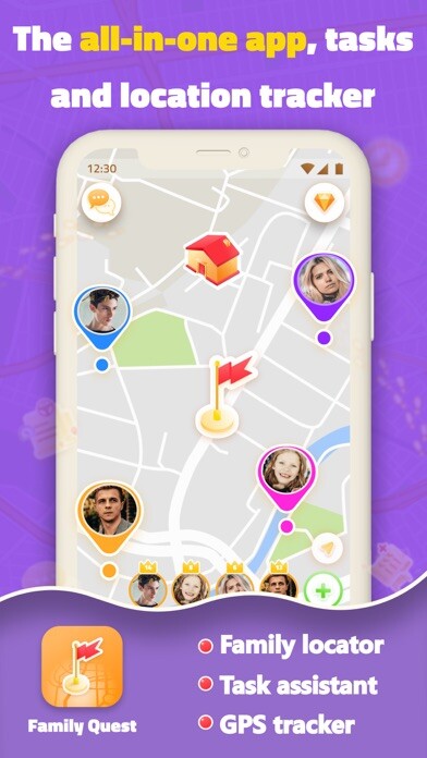 Emulate iPhone app Family Quest: Fun Task & GPS using MyAndroid