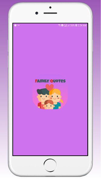 Emulate iPhone app Family-Quotes using MyAndroid