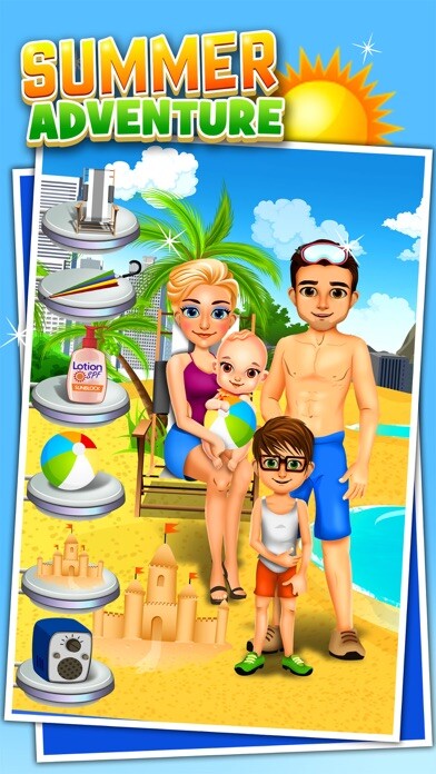 Emulate iPhone app Family Salon Dress-Up Kids Games (Girl & Boy) using MyAndroid