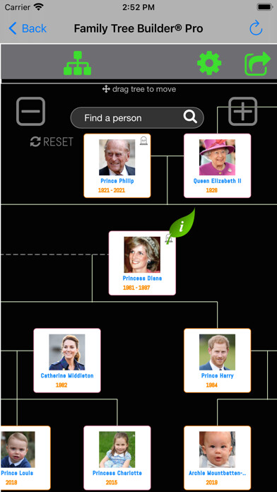 Emulate iPhone app Family Tree Builder Pro using MyAndroid Emulate iPhone app Family Tree Builder Pro using MyAndroid