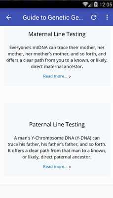 Emulate Android APK Family tree dna