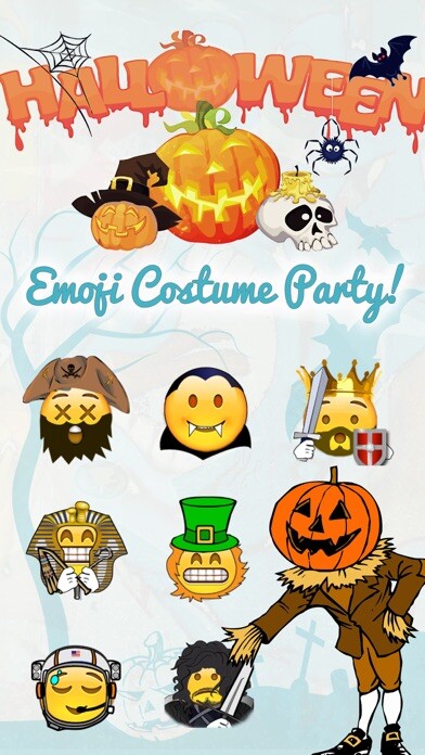 Emulate iPhone app Fa.moji halloween emoji costume free sticker mojo using MyAndroid Emulate iPhone app Fa.moji halloween emoji costume free sticker mojo using MyAndroid