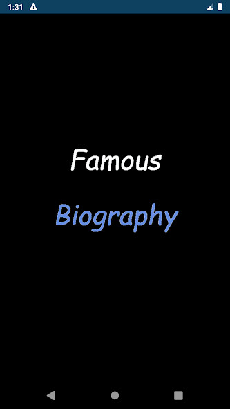 Run android online APK famous biography from MyAndroid or emulate famous biography using MyAndroid