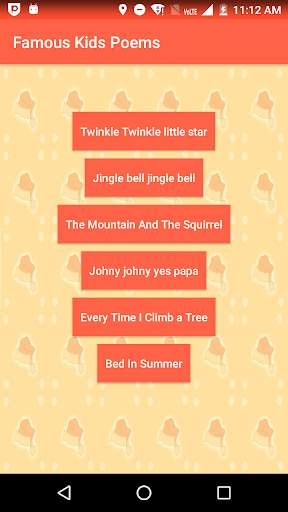 Run android online APK Famous kids poem from MyAndroid or emulate Famous kids poem using MyAndroid