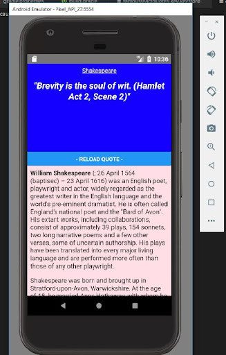 Run android online APK FamousReactQuotes from MyAndroid or emulate FamousReactQuotes using MyAndroid Run android online APK FamousReactQuotes from MyAndroid or emulate FamousReactQuotes using MyAndroid