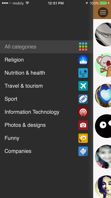 Emulate iPhone app Famous - Social networking using MyAndroid