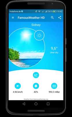 Emulate Android APK FamousWeather HD Emulate Android APK FamousWeather HD