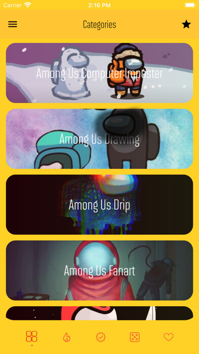 Emulate iPhone app FanArt AM wallpapers HD using MyAndroid