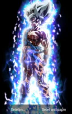 Emulate Android APK Fanart Ultra Instinct Songok Live Wallpaper