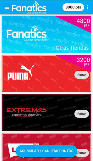 Run android online APK Fanatics from MyAndroid or emulate Fanatics using MyAndroid