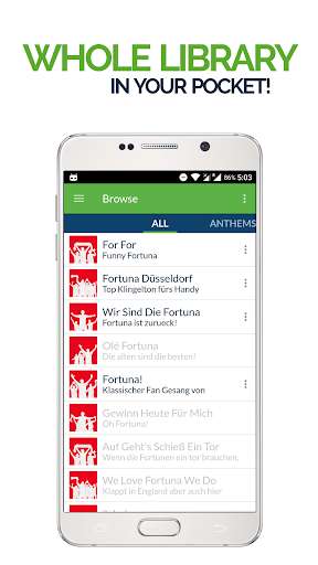 Run android online APK FanChants: Dusseldorf Fans Songs & Chants from MyAndroid or emulate FanChants: Dusseldorf Fans Songs & Chants using MyAndroid