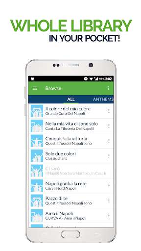 Run android online APK FanChants: Napoli Fans Songs & Chants from MyAndroid or emulate FanChants: Napoli Fans Songs & Chants using MyAndroid