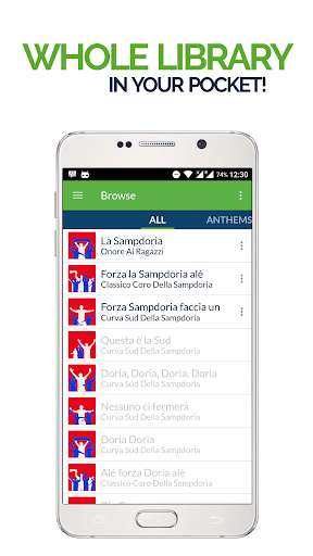 Run android online APK FanChants: Sampdoria Fans Songs & Chants from MyAndroid or emulate FanChants: Sampdoria Fans Songs & Chants using MyAndroid