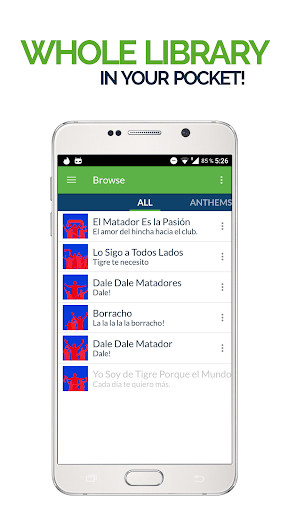 Run android online APK FanChants: Tigre Fans Songs & Chants from MyAndroid or emulate FanChants: Tigre Fans Songs & Chants using MyAndroid