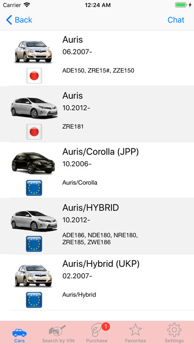 Emulate iPhone app Fan club car T0Y0TA Parts Chat using MyAndroid