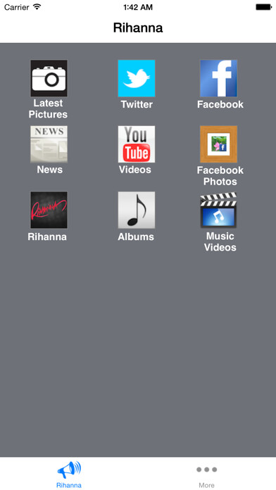 Emulate iPhone app Fan Club - Rihanna edition using MyAndroid Emulate iPhone app Fan Club - Rihanna edition using MyAndroid