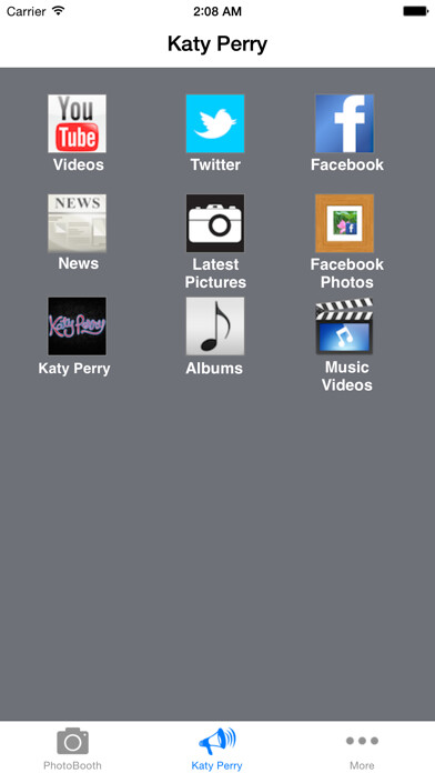 Emulate iPhone app Fan Club Trivia: Katy Perry edition using MyAndroid Emulate iPhone app Fan Club Trivia: Katy Perry edition using MyAndroid