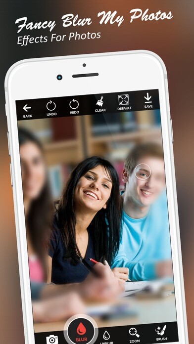 Emulate iPhone app Fancy Blur Effects for Touch Blur & Border Blur using MyAndroid