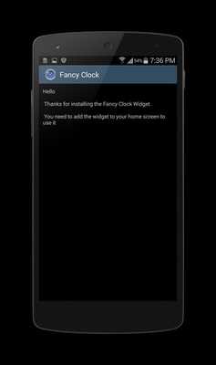 Emulate Android APK Fancy Clock - Clock widgets