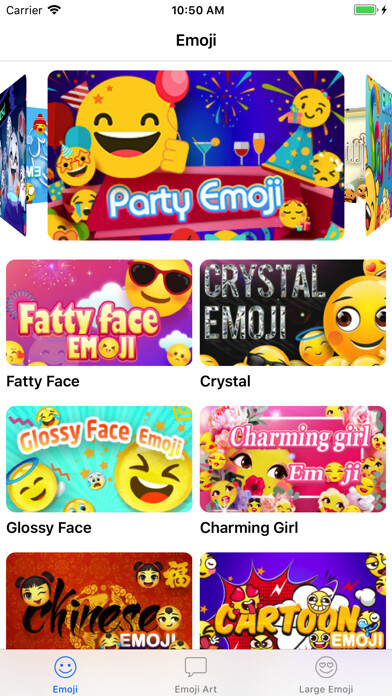 Emulate iPhone app Fancy Emoji - Creative Emojis using MyAndroid
