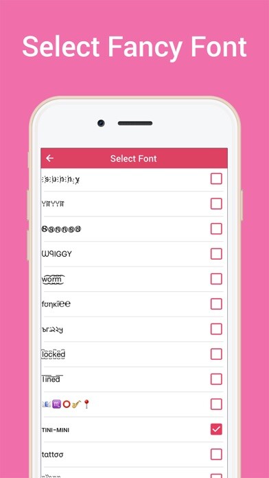 Emulate iPhone app Fancy Font Keyboard free - Cool Text For Chat using MyAndroid