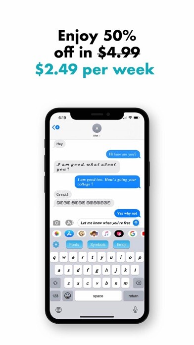 Emulate iPhone app Fancy Keyboard for iPhone using MyAndroid Emulate iPhone app Fancy Keyboard for iPhone using MyAndroid