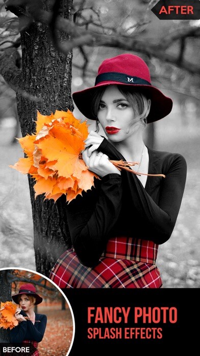 Emulate iPhone app Fancy Photo Color Splash Effects using MyAndroid