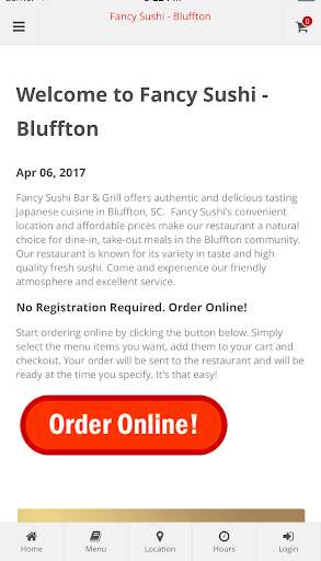 Run android online APK Fancy Sushi Bluffton from MyAndroid or emulate Fancy Sushi Bluffton using MyAndroid Run android online APK Fancy Sushi Bluffton from MyAndroid or emulate Fancy Sushi Bluffton using MyAndroid