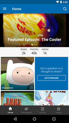 Emulate Android APK FANDOM for: Adventure Time