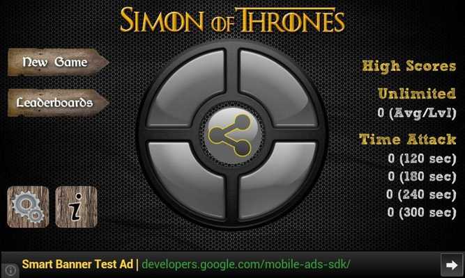 Emulate Android APK Fan puzzle: Simon of Thrones Emulate Android APK Fan puzzle: Simon of Thrones