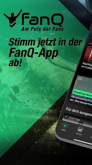 Emulate iPhone app FanQ - Die Fussball Voting App using MyAndroid
