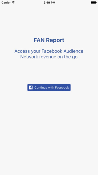 Emulate iPhone app FAN Report - Revenue for Facebook Audience Network using MyAndroid Emulate iPhone app FAN Report - Revenue for Facebook Audience Network using MyAndroid