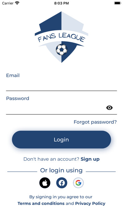 Emulate iPhone app Fans League using MyAndroid Emulate iPhone app Fans League using MyAndroid