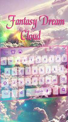 Emulate Android APK fantasy cloud keyboard theme
