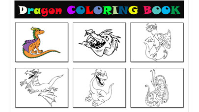 Emulate iPhone app Fantasy Dragon Coloring Book for Children using MyAndroid