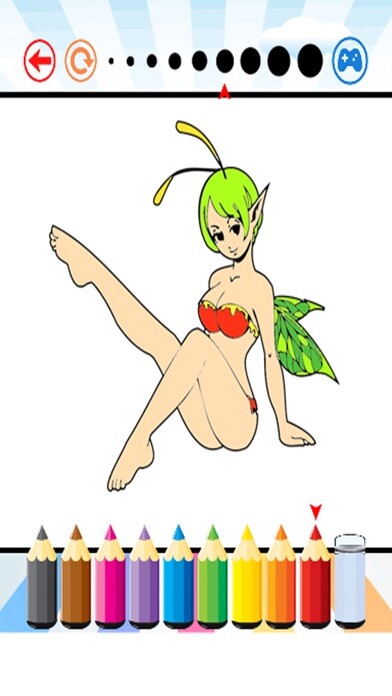 Emulate iPhone app Fantasy Elf Girl Coloring Book - for Kid using MyAndroid Emulate iPhone app Fantasy Elf Girl Coloring Book - for Kid using MyAndroid