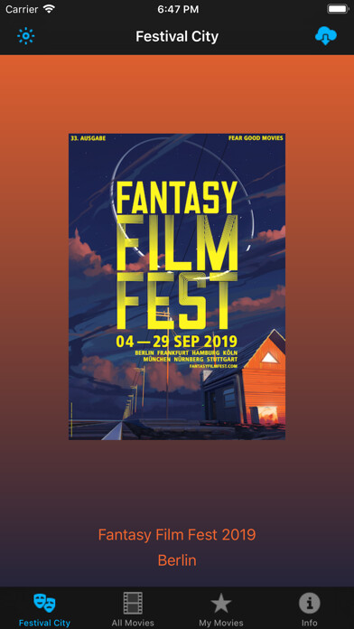 Emulate iPhone app Fantasy Filmfest Planner using MyAndroid Emulate iPhone app Fantasy Filmfest Planner using MyAndroid